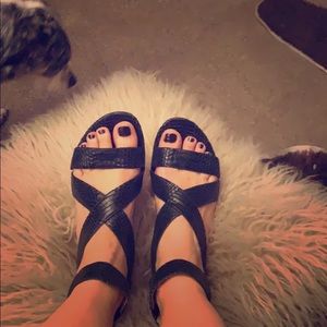 Arturo Chiang gladiator sandals.